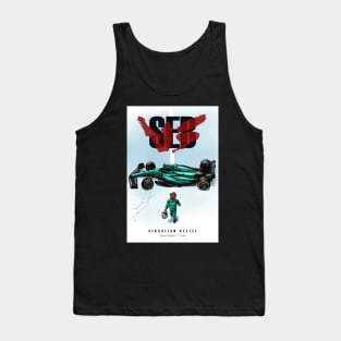 Sebastian Vettel Retirement Akira Poster Tank Top